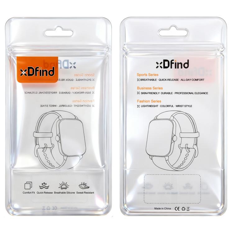 xDfind Round Buckle Leather Watch Band, For Apple Watch 46mm / 49mm / 45mm / 44mm, For Apple Watch 42mm / 41mm / 40mm / 38mm