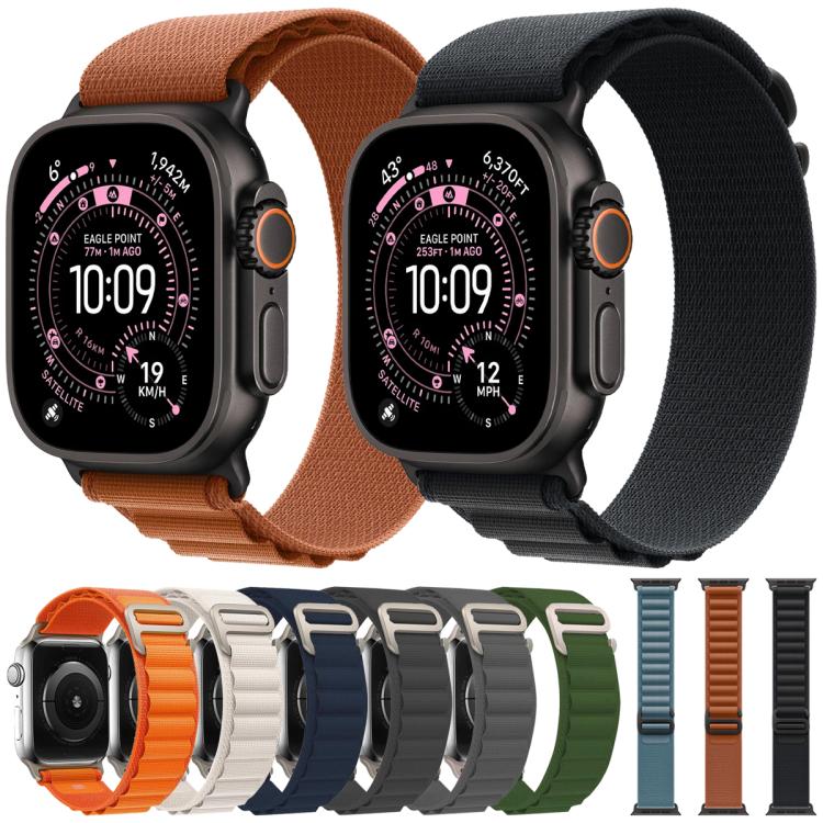 xDfind Aline Nylon Loop Watch Band, For Apple Watch 46mm / 49mm / 45mm / 44mm, For Apple Watch 42mm / 41mm / 40mm / 38mm