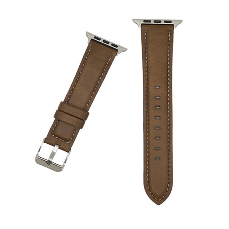 xDfind Crazy Horse Texture Leather Watch Band, For Apple Watch 46mm / 49mm / 45mm / 44mm, For Apple Watch 42mm / 41mm / 40mm / 38mm