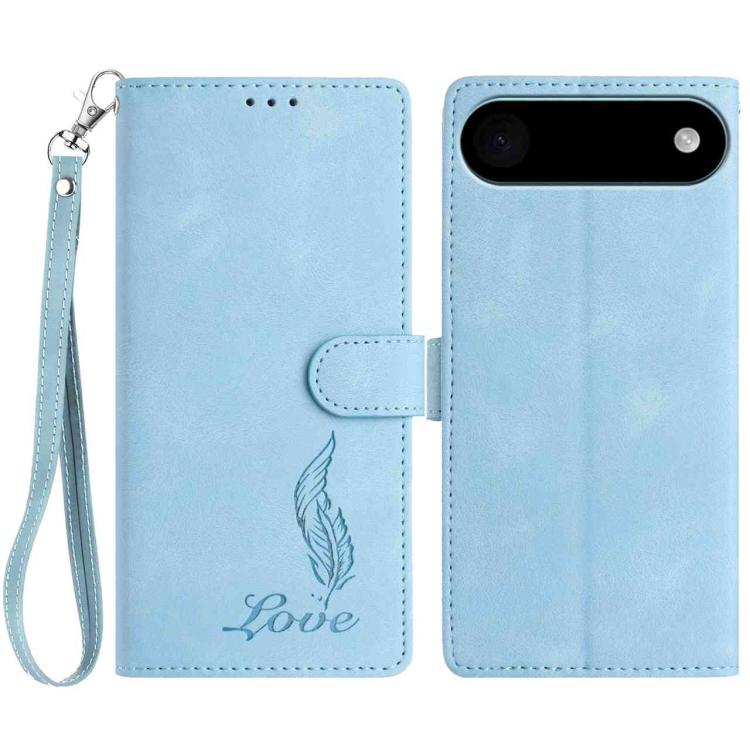 Skin Feel Embossed Feather Leather Phone Case, For iPhone 17 Air, For iPhone 16e, For iPhone 16 Pro Max