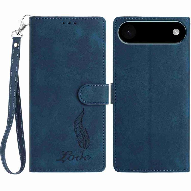 Skin Feel Embossed Feather Leather Phone Case, For iPhone 17 Air, For iPhone 16e, For iPhone 16 Pro Max