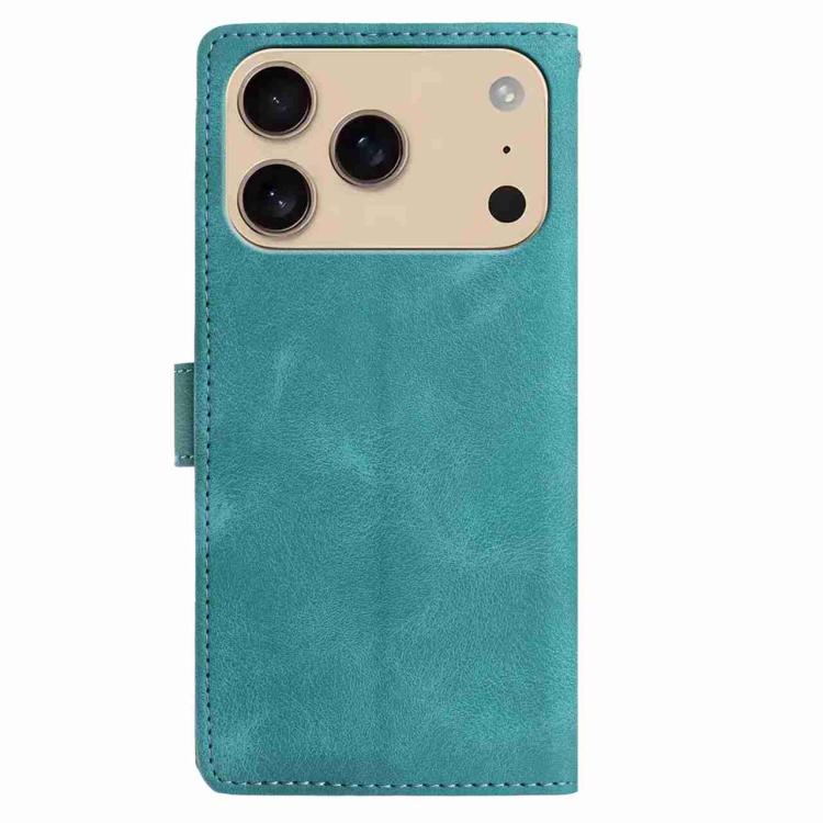 Skin Feel Embossed Feather Leather Phone Case, For iPhone 17 Pro Max, For iPhone 17 Pro, For iPhone 17