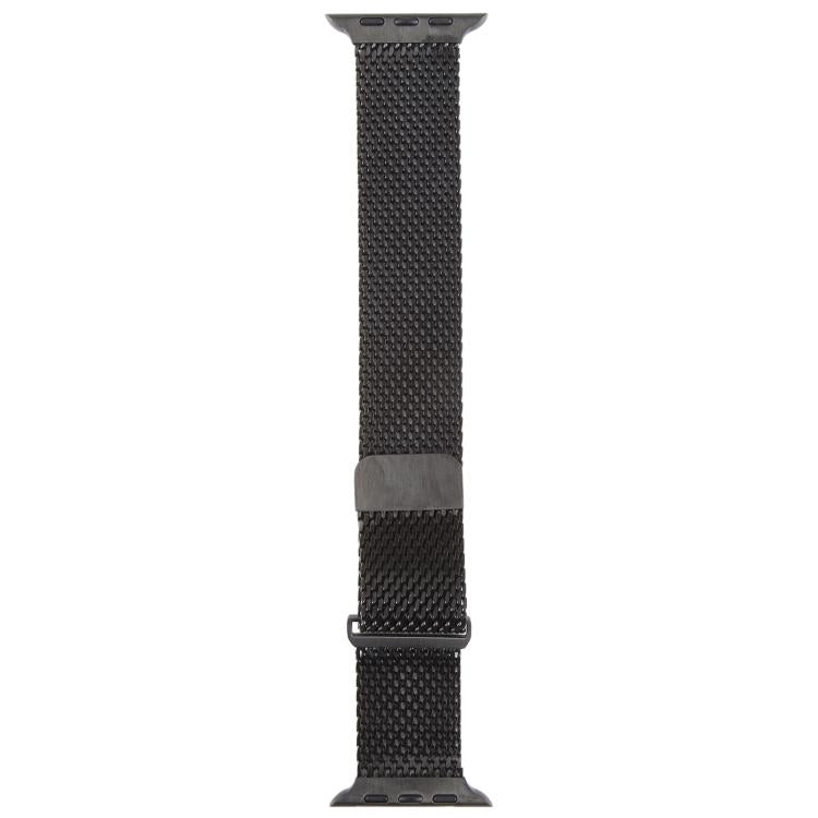 Double-section Magnetic Milanese Steel Watch Band, For Apple Watch 46mm / 49mm / 45mm / 44mm, For Apple Watch 42mm / 41mm / 40mm / 38mm