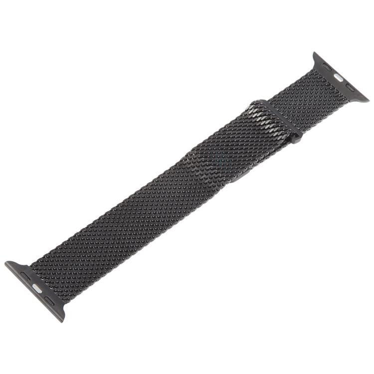Double-section Magnetic Milanese Steel Watch Band, For Apple Watch 46mm / 49mm / 45mm / 44mm, For Apple Watch 42mm / 41mm / 40mm / 38mm