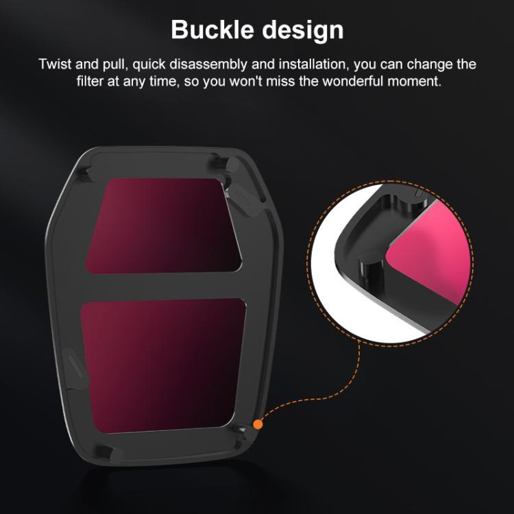 DJI Air 3S Lens Filter Set - UV, CPL, ND8-64, Night
