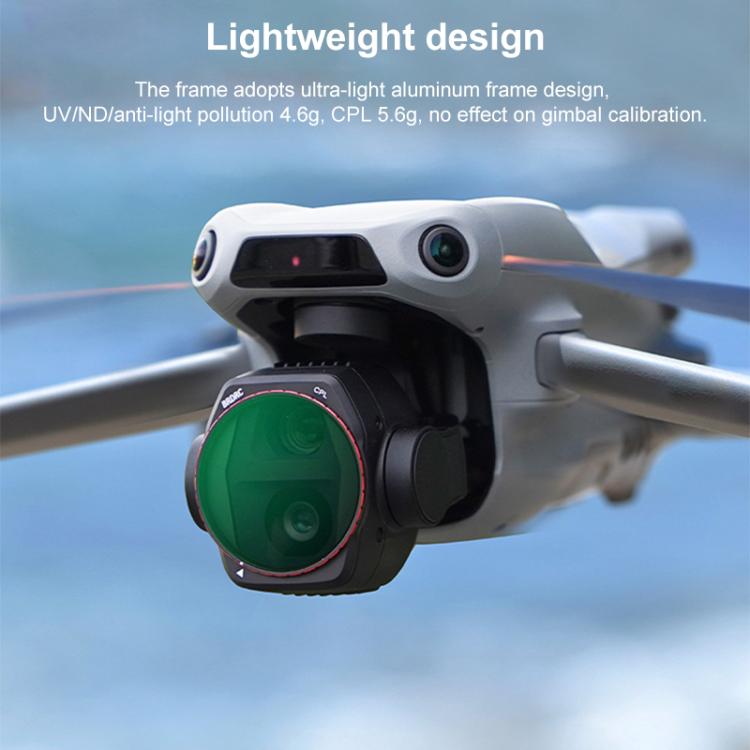 For DJI Air 3S BRDRC Camera Lens Filter, UV, CPL, ND8, ND16, ND32, ND64, NIGHT, 3 in 1 CPL UV ND16, 4 in 1 CPL ND16-64, 6 in 1 ND8-64 UV CPL
