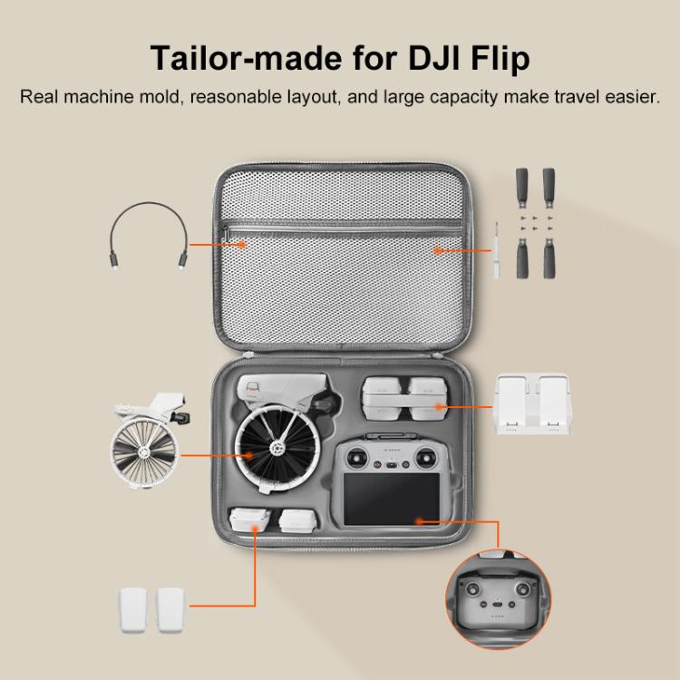 BRDRC Drone Portable Case Single Shoulder Messenger Bag Handbag, For DJI Flip