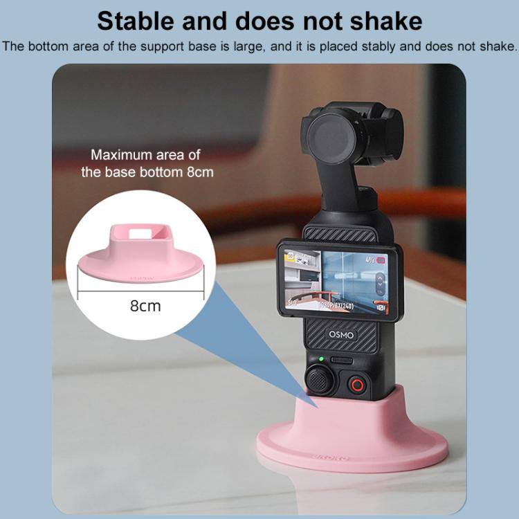 BRDRC Silicone Desktop Base Bracket, For DJI OSMO Pocket 3