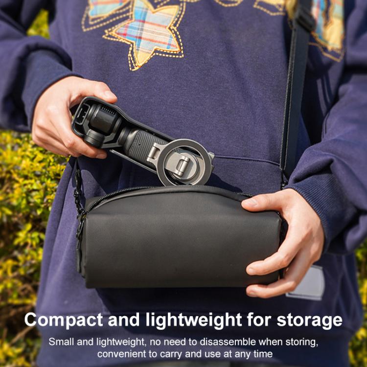 BRDRC Smartphone Teleprompter Stand Desktop Clamp Cold Shoe Extension Mount, For DJI Osmo Pocket 3