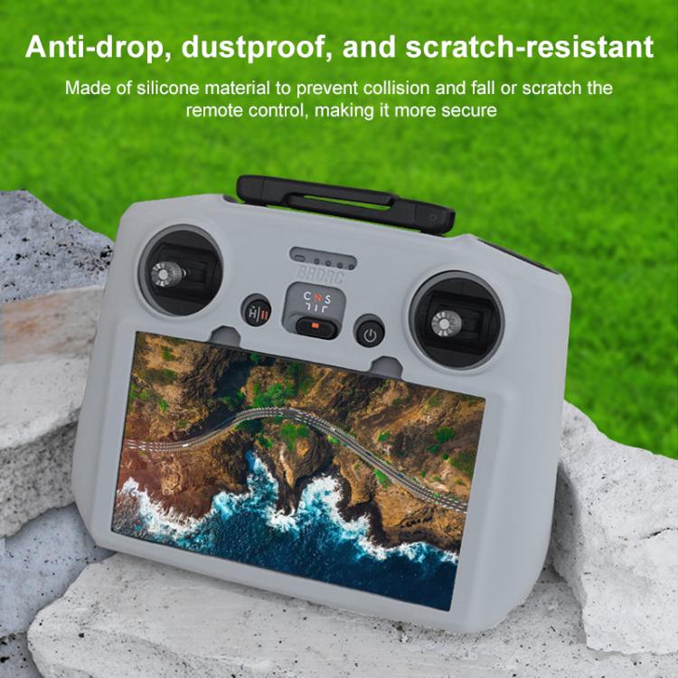 BRDRC Remote Control Shockproof Anti-scratch Silicone Case, For DJI RC 2