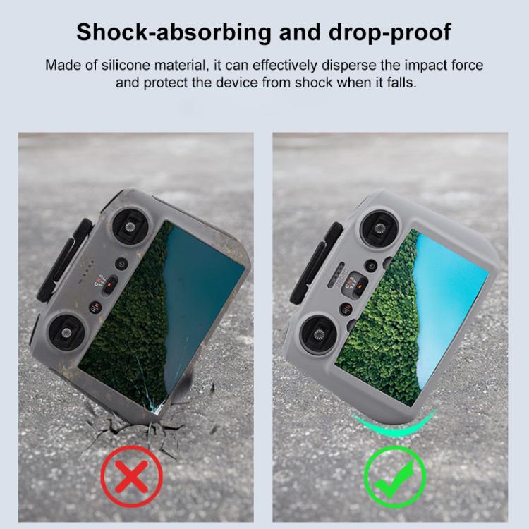 BRDRC Remote Control Shockproof Anti-scratch Silicone Case, For DJI RC 2