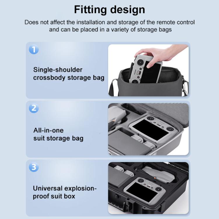 BRDRC Remote Control Shockproof Anti-scratch Silicone Case, For DJI RC 2