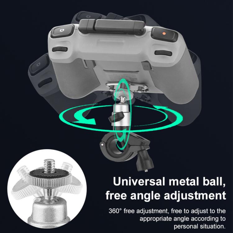 BRDRC Drone Remote Control Adapter Base Bicycle Holder, For DJI RC / RC 2