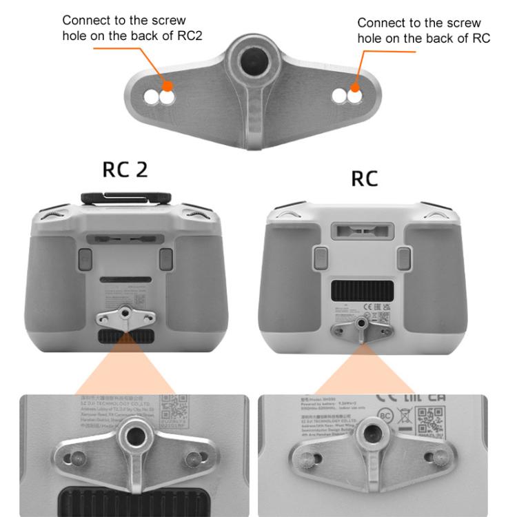 BRDRC Drone Remote Control Adapter Base Bicycle Holder, For DJI RC / RC 2