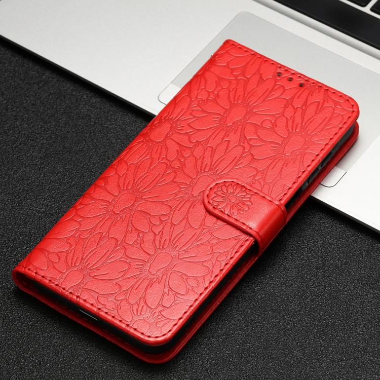 Daisy Embossed Leather Phone Case, For iPhone 17, For iPhone 17 Air