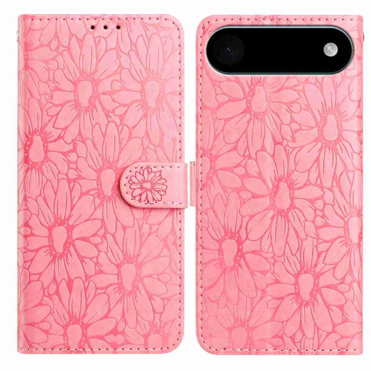 Daisy Embossed Leather Phone Case, For iPhone 17, For iPhone 17 Air