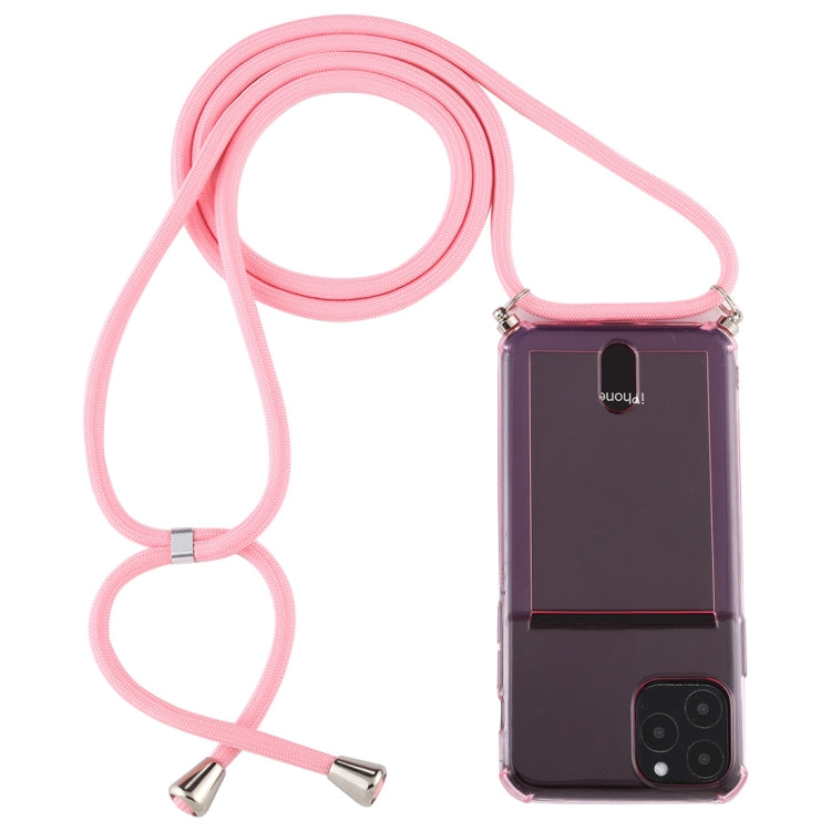 Transparent TPU Protective Case with Lanyard & Card Slot, For iPhone 12 mini, For iPhone 12 / 12 Pro, For iPhone 12 Pro Max