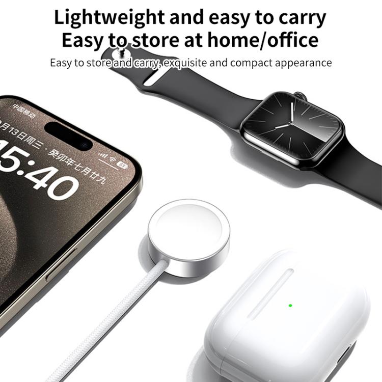 For Apple Watch Series xDfind Magnetic Wireless Watch Charger, Type-C, USB-A