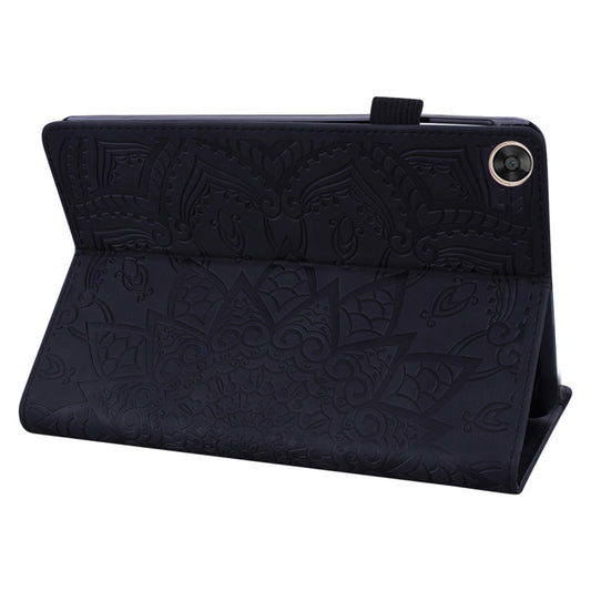 Multiple card slot compartments visible inside leather flip case for Huawei Enjoy Tablet 2