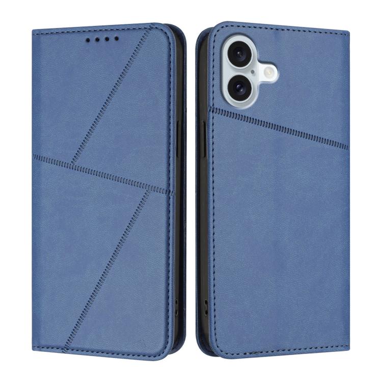 Strong Magnetic Frosted Flip Leather Phone Case, For iPhone 16 Pro, For iPhone 16 Plus, For iPhone 16