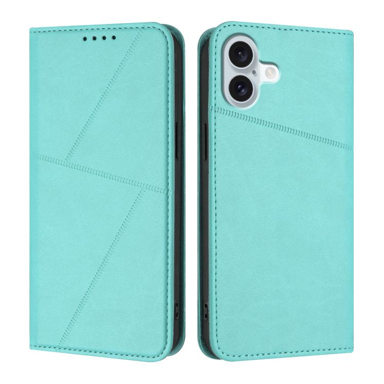 Strong Magnetic Frosted Flip Leather Phone Case, For iPhone 16 Pro, For iPhone 16 Plus, For iPhone 16