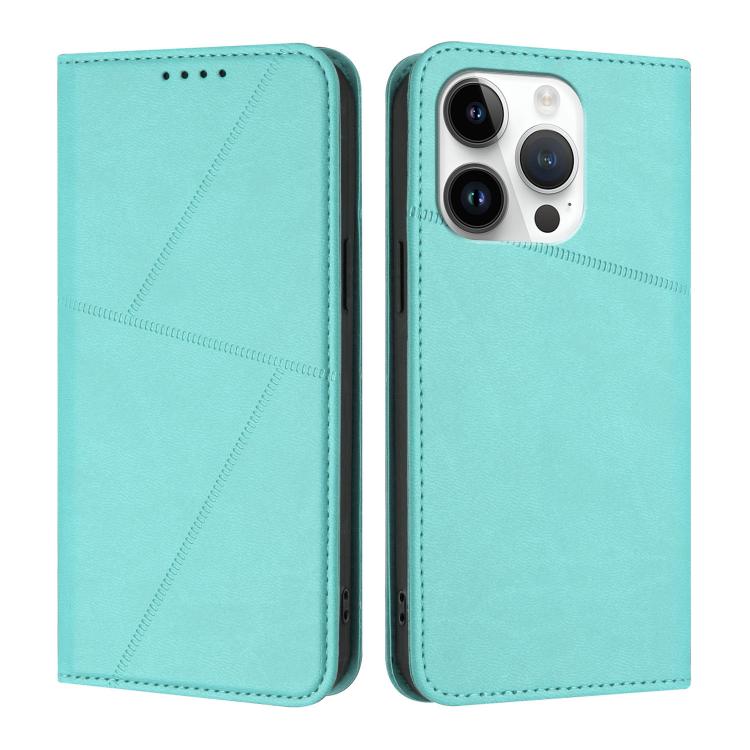 Strong Magnetic Frosted Flip Leather Phone Case, For iPhone 15 Pro Max, For iPhone 15 Pro, For iPhone 15 Plus