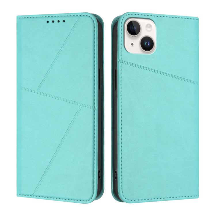 Strong Magnetic Frosted Flip Leather Phone Case, For iPhone 15 Pro Max, For iPhone 15 Pro, For iPhone 15 Plus