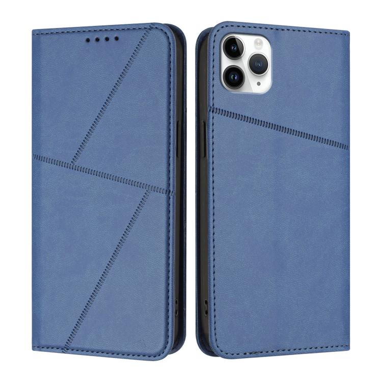 Strong Magnetic Frosted Flip Leather Phone Case, For iPhone 12 mini, For iPhone 11 Pro Max, For iPhone 11