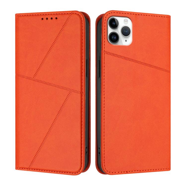 Strong Magnetic Frosted Flip Leather Phone Case, For iPhone 12 mini, For iPhone 11 Pro Max, For iPhone 11