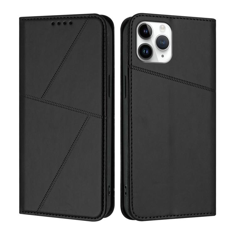 Strong Magnetic Frosted Flip Leather Phone Case, For iPhone 11 Pro, For iPhone X / XS, For iPhone XR
