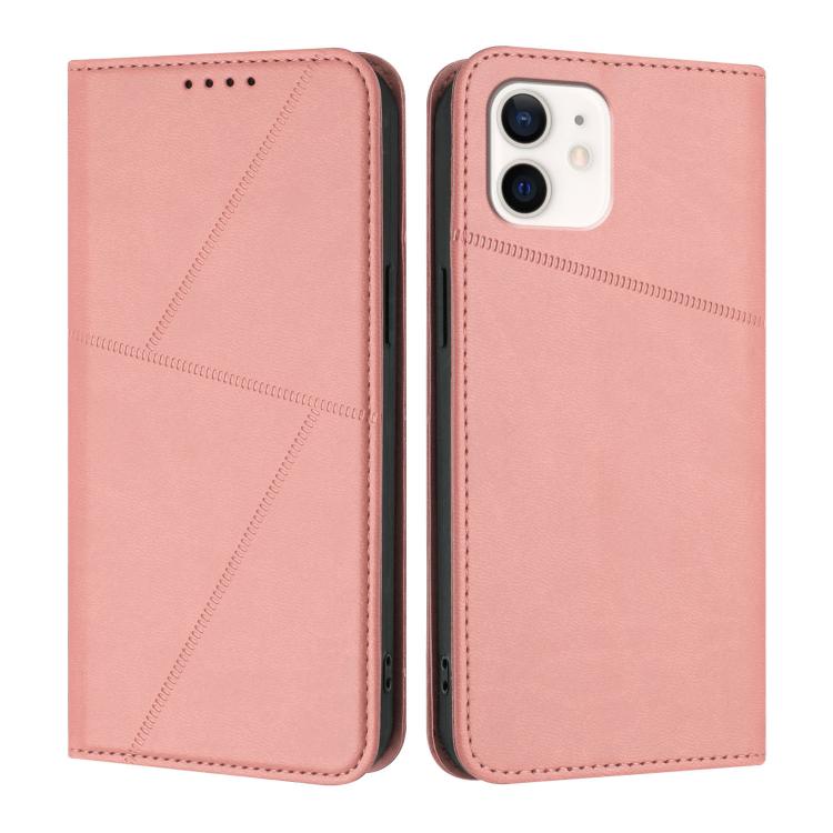 Strong Magnetic Frosted Flip Leather Phone Case, For iPhone 12 mini, For iPhone 11 Pro Max, For iPhone 11
