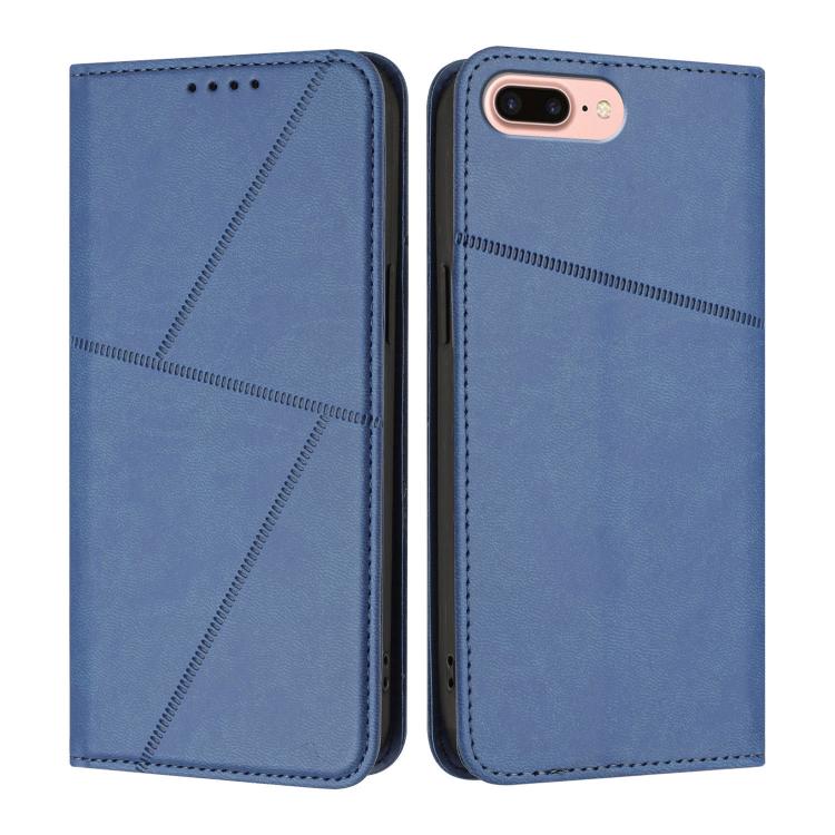 Strong Magnetic Frosted Flip Leather Phone Case, For iPhone XS Max, For iPhone 8 Plus / 7 Plus / 6 Plus