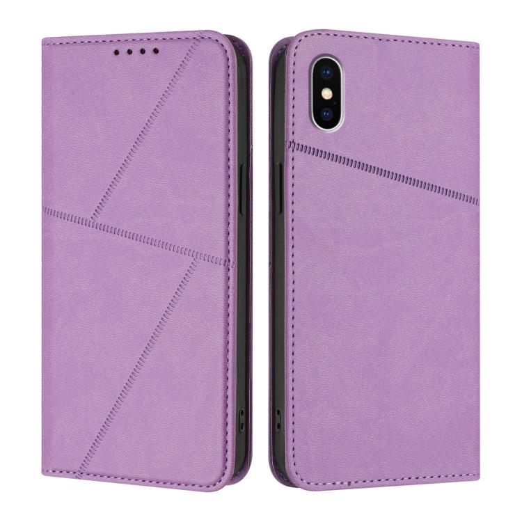 Strong Magnetic Frosted Flip Leather Phone Case, For iPhone 11 Pro, For iPhone X / XS, For iPhone XR