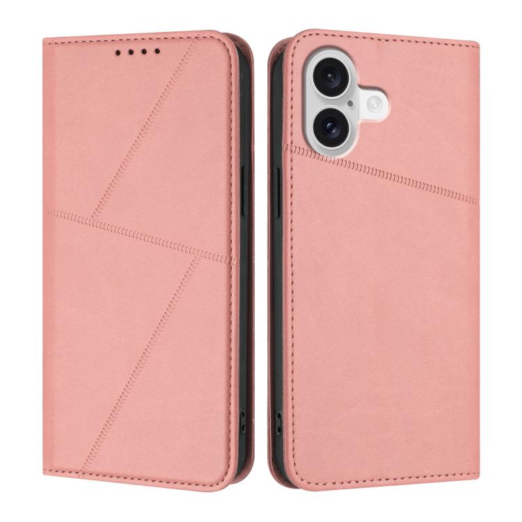 Strong Magnetic Frosted Flip Leather Phone Case, For iPhone 17 Air, For iPhone 16e, For iPhone 16 Pro Max