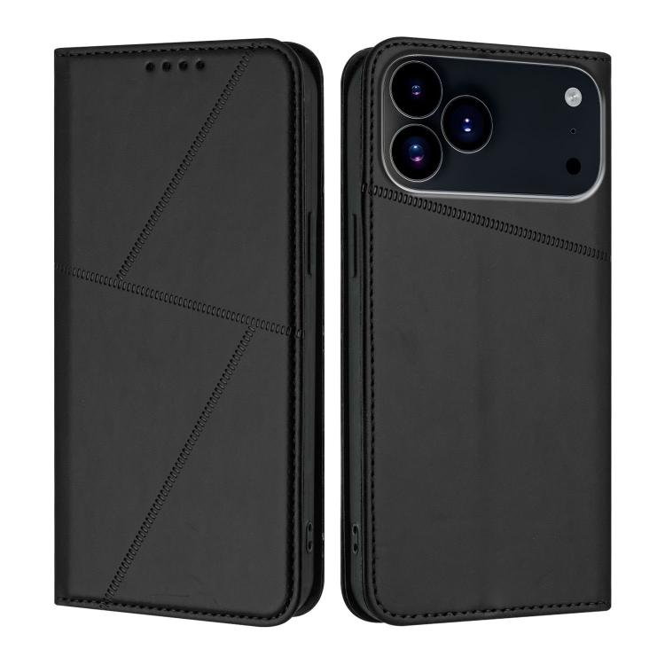 Strong Magnetic Frosted Flip Leather Phone Case, For iPhone 17 Pro Max, For iPhone 17 Pro, For iPhone 17