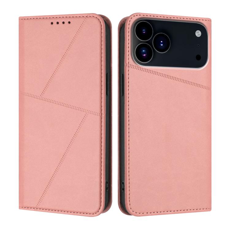 Strong Magnetic Frosted Flip Leather Phone Case, For iPhone 17 Pro Max, For iPhone 17 Pro, For iPhone 17
