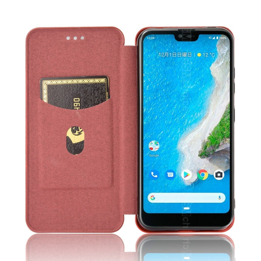 Sharp Aquos Zero 5G Basic phone case with built-in card storage compartment