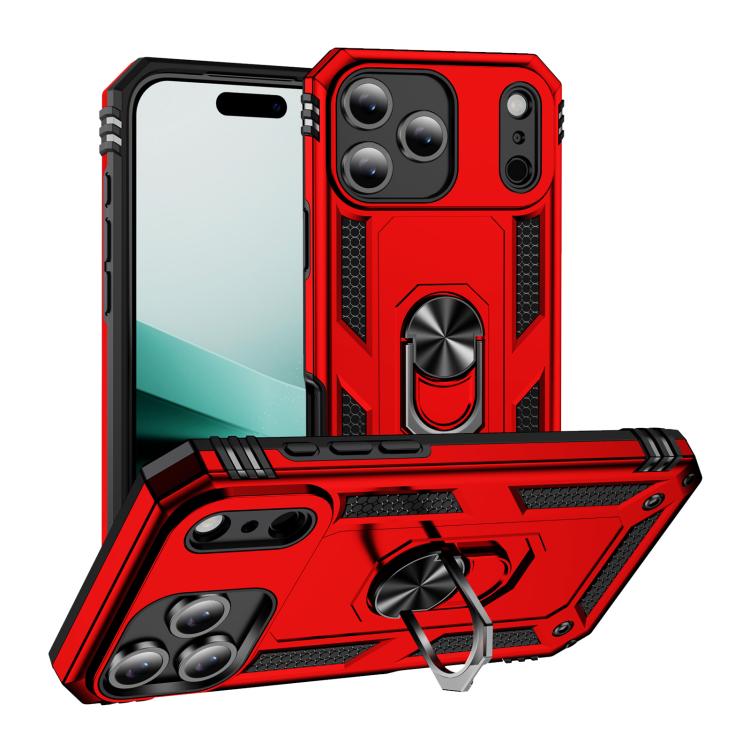 Shockproof TPU Hybrid PC Phone Case with Holder, For iPhone 17 Pro Max, For iPhone 17 Pro, For iPhone 17