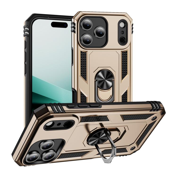 Shockproof TPU Hybrid PC Phone Case with Holder, For iPhone 17 Pro Max, For iPhone 17 Pro, For iPhone 17