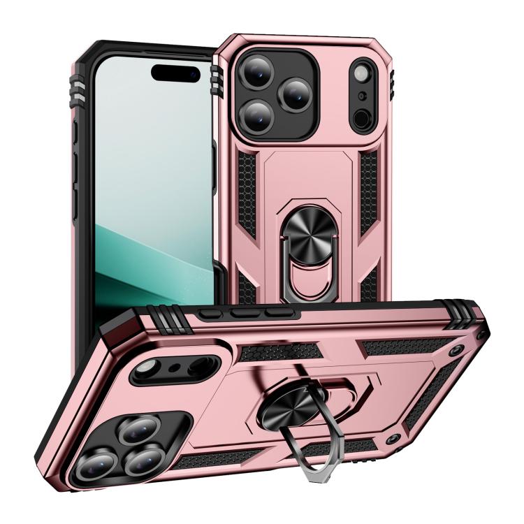 Shockproof TPU Hybrid PC Phone Case with Holder, For iPhone 17 Pro Max, For iPhone 17 Pro, For iPhone 17