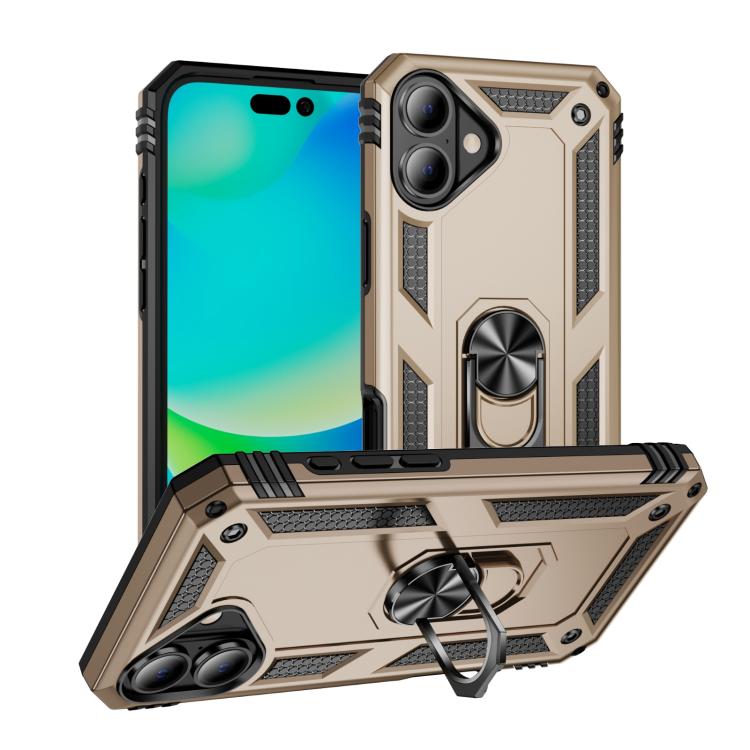 Shockproof TPU Hybrid PC Phone Case with Holder, For iPhone 17 Pro Max, For iPhone 17 Pro, For iPhone 17