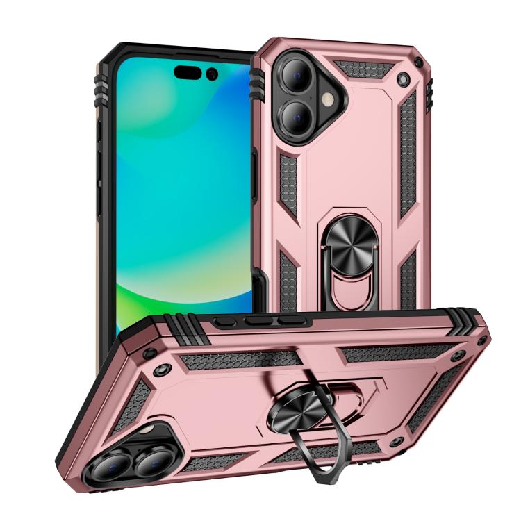 Shockproof TPU Hybrid PC Phone Case with Holder, For iPhone 17 Pro Max, For iPhone 17 Pro, For iPhone 17