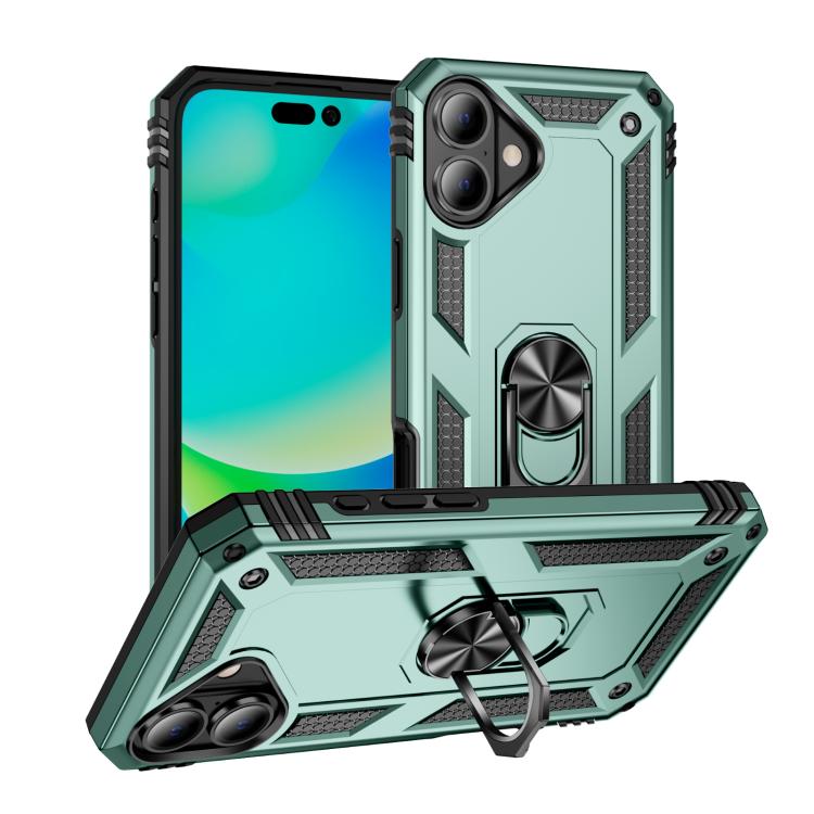 Shockproof TPU Hybrid PC Phone Case with Holder, For iPhone 17 Pro Max, For iPhone 17 Pro, For iPhone 17