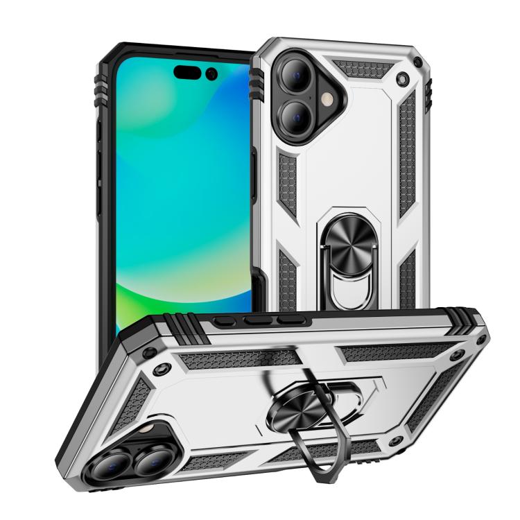 Shockproof TPU Hybrid PC Phone Case with Holder, For iPhone 17 Pro Max, For iPhone 17 Pro, For iPhone 17