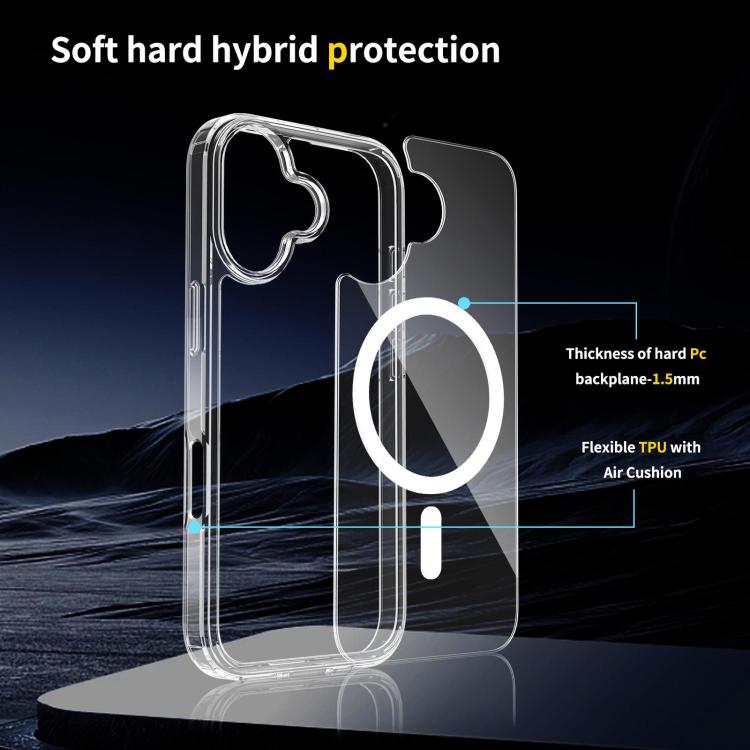 Scratchproof PC Hybrid TPU Magsafe Phone Case, For iPhone 17 Pro Max, For iPhone 17 Pro, For iPhone 17, For iPhone 17 Air