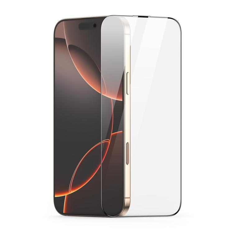 DUX DUCIS Roga Series 2.5D HD Fully Transparent Tempered Screen Protector with Dust Removal Quick-Attach Box, For iPhone 17 Pro Max, For iPhone 17 Pro, For iPhone 17, For iPhone 17 Air, For iPhone 16e, For iPhone 16 Pro Max, For iPhone 16 Pro