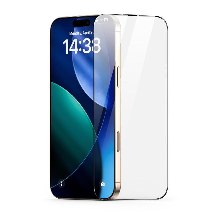 DUX DUCIS Roga Series 2.5D HD Fully Transparent Tempered Screen Protector with Dust Removal Quick-Attach Box, For iPhone 17 Pro Max, For iPhone 17 Pro, For iPhone 17, For iPhone 17 Air, For iPhone 16e, For iPhone 16 Pro Max, For iPhone 16 Pro