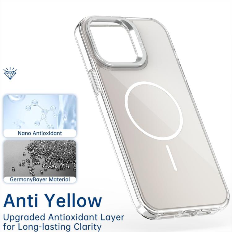 Gradient Discolor Lens Kickstand Magsafe Phone Case, For iPhone 12 Pro Max, For iPhone 11