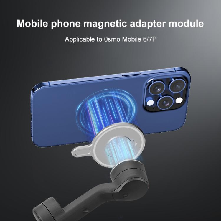 Magnetic MagSafe Adapter Phone Holder For DJI Osmo Mobile 6 / 7 / 7P