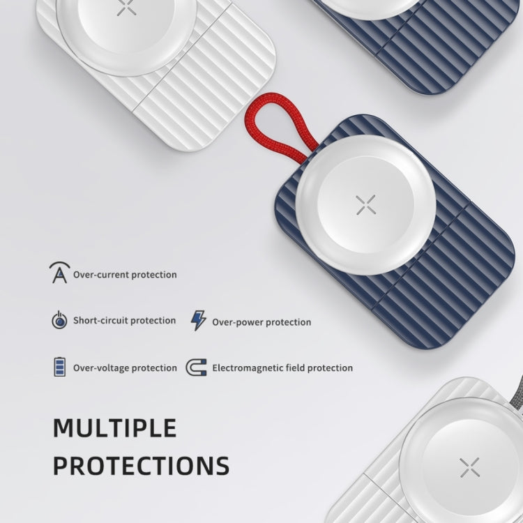 ROCK W26 Portable Magnetic Wireless Charger for Apple Watch Type-C interface